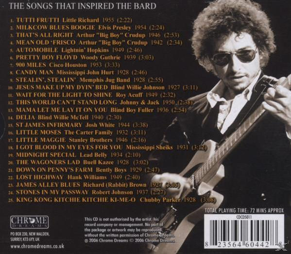 Bob Dylan - Bob Dylan's Jukebox-The Songs That Inspired The Bard  - (CD)