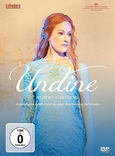 DVD-Cover zeigt eine Frau in blauem Kleid mit dem Titel 'Undine' in Weiß.