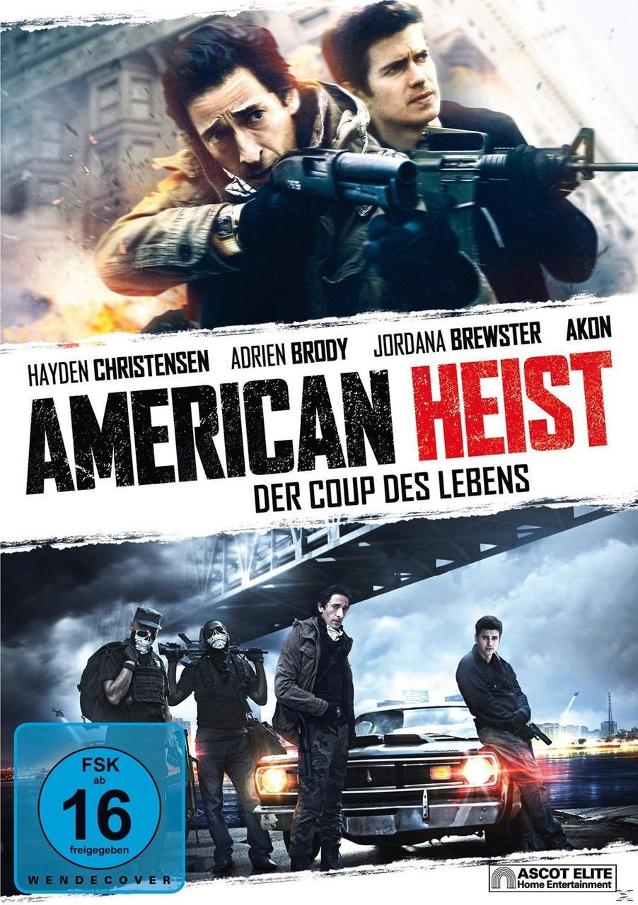 Filmposter: Zwei Männer mit Waffen und eine Gruppe von Leuten. Dunkle, urbane Umgebung.