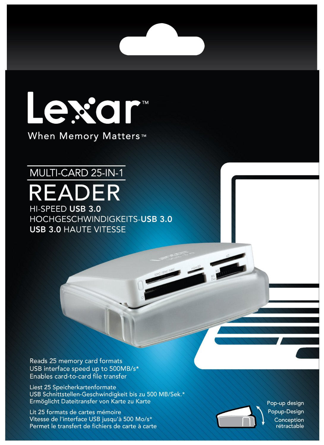 LEXAR Multi-card 25 in 1 USB 3.0 Kart Okuyucu LRW025URBEU
