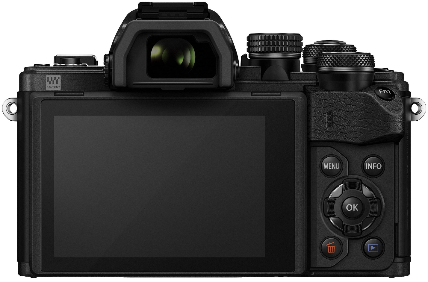 OLYMPUS E-M10 Mark II DZK Systemkamera mit Objektiv M.Zuiko digital 14-42mm II R und 40-150mm,schwarz