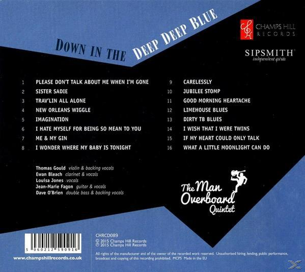 The Man Overboard Quintet - Down In The Deep Deep Blue  - (CD)