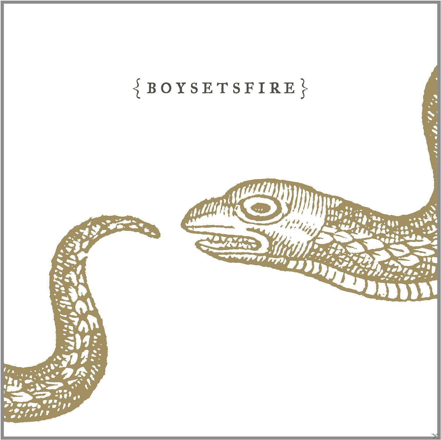 Albumcover: Zwei stilisierte Schlangen, die sich gegenüberstehen. Neutraler Hintergrund. Titel: BOYSETSFIRE.