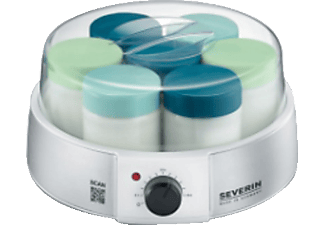 SEVERIN JG3525 YOGHURT MAKER SILVER - yaourtière (Argent/blanc)