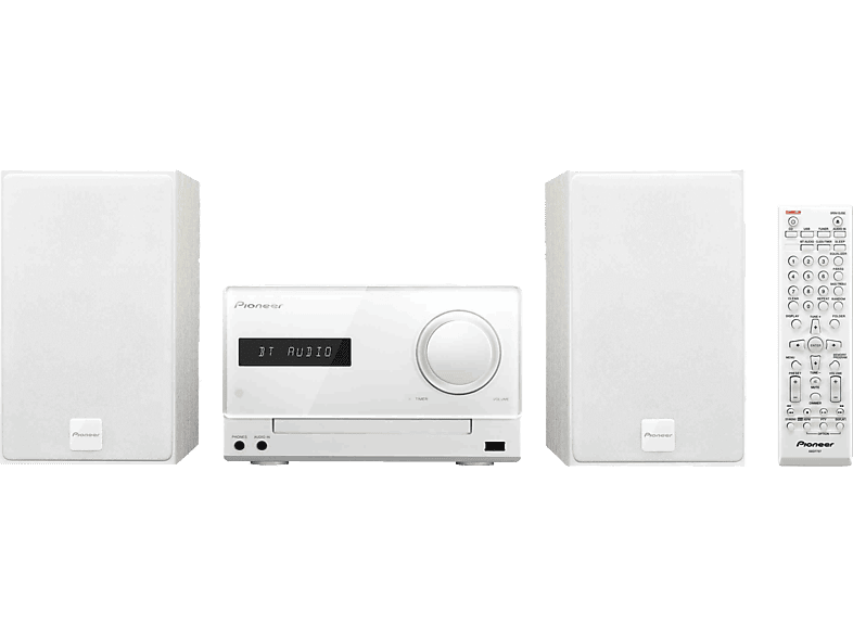 PIONEER X-CM35 W Micro Anlage (iPod Steuerung, Weiß) | MediaMarkt