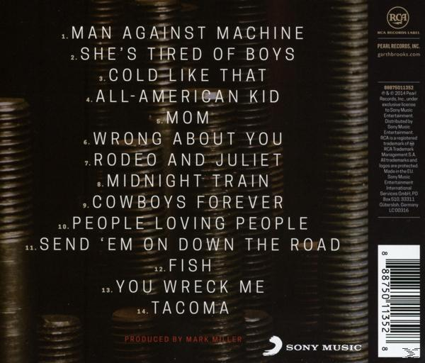 Garth Brooks - Man Against Machine  - (CD)