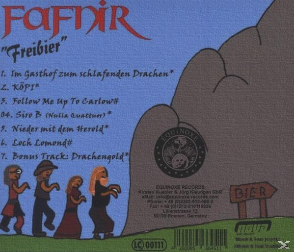 Albumcover mit Text und Illustrationen, mit Bandnamen und Titelliste.