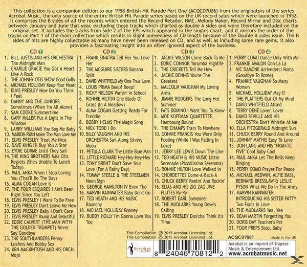 VARIOUS - The 1958 British Hit Parade: The B Sides Part 1  - (CD)