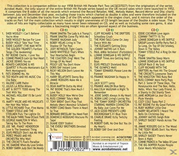 VARIOUS - The Sides - Parade: Part (CD) British 2 The Hit 1958 B