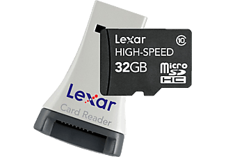 LEXAR 32GB microSDHC UHS-I High Speed with Adapter (Class 10)