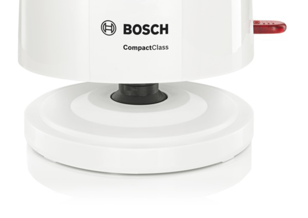 BOSCH TWK 3 A 051 Wasserkocher, Weiß/Hellgra