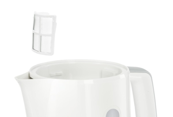 BOSCH TWK 3 A 051 Wasserkocher, Weiß/Hellgra