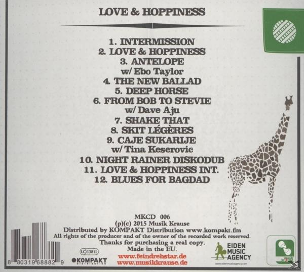 Feindrehstar - Love & Hoppiness  - (CD)