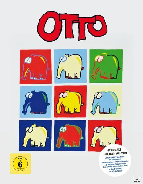 Albumcover, Raster von bunten Elefanten. Text: OTTO. Zusätzlicher Text unten.