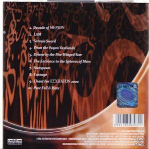 CD-Rückseite mit Titelliste und Logo.