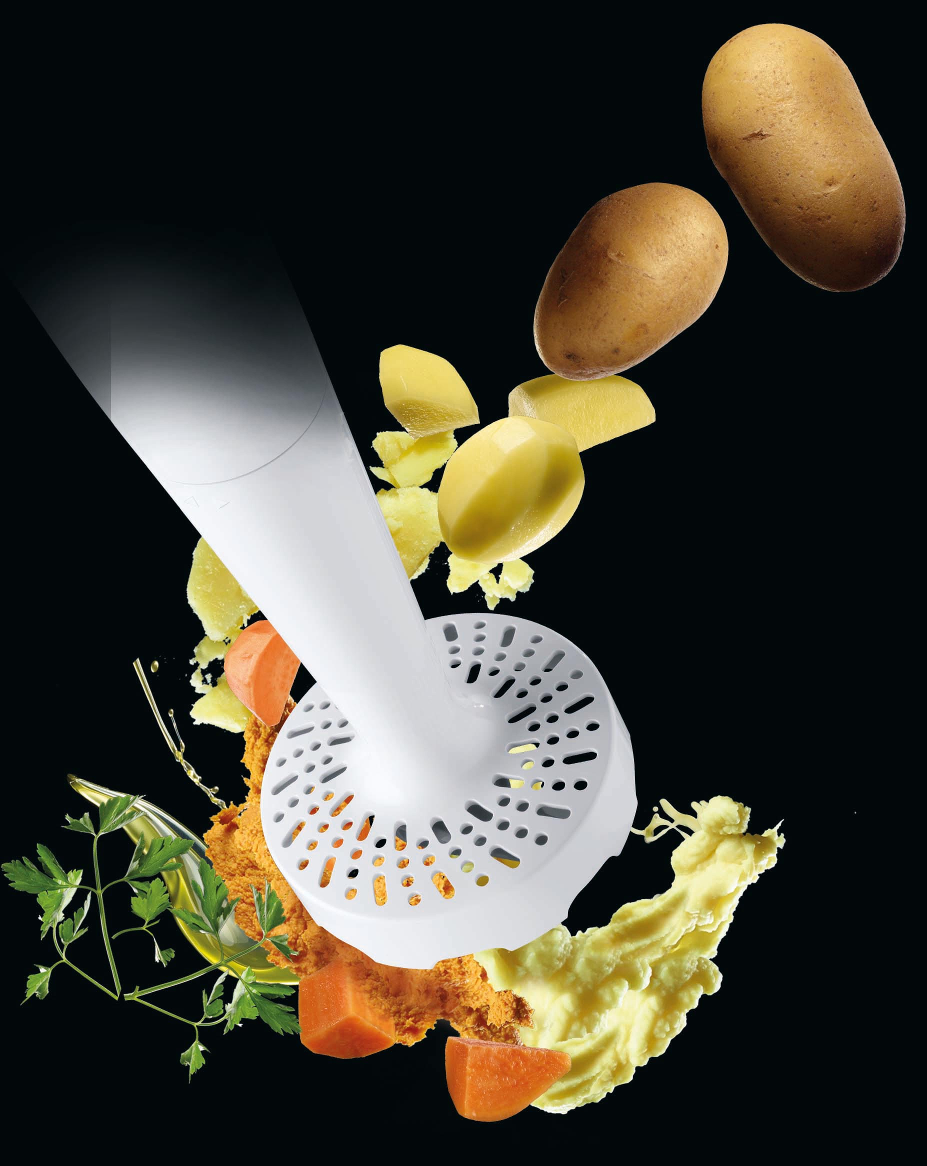 BRAUN MQ 50 Aufsatz für Kartoffelstampfer Weiß