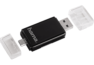 HAMA hama Lettore schede 2in1-USB-2.0-OTG SD/microSD - Lettore di schede (Nero)