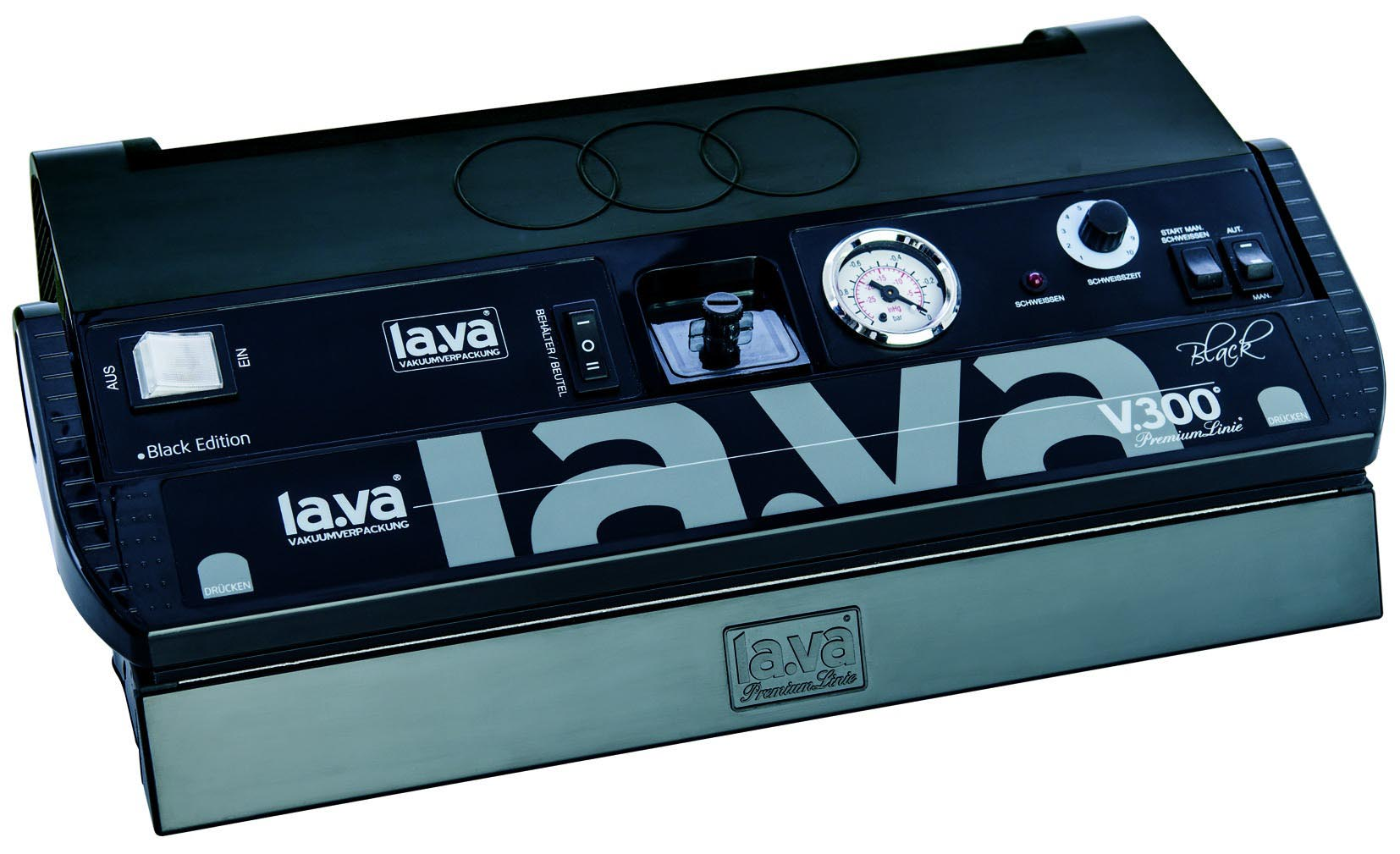 KREUTZERS V.300 Lava Vakuumierer Schwarz