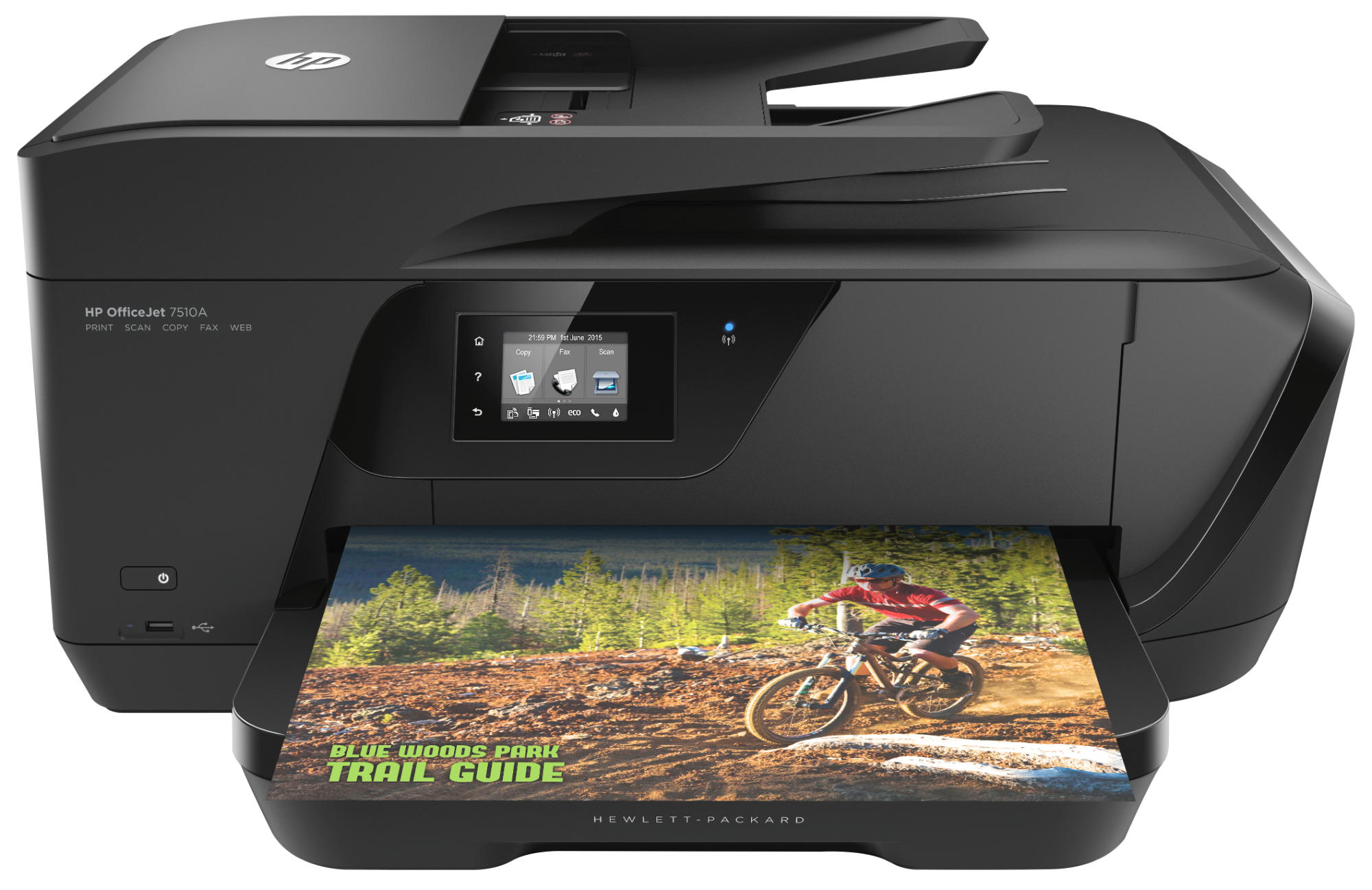 Impresora multifunción - HP Officejet 7510 Imprime, copia, escanea, fax