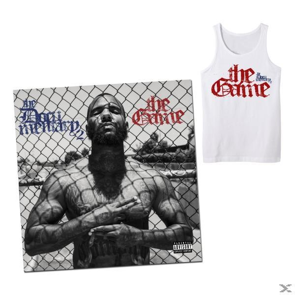 Albumcover von The Game und ein weißes Tanktop.