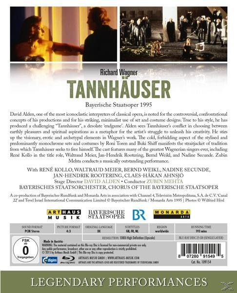 René Kollo, Waltraud Meier - Tannhäuser  - (Blu-ray)