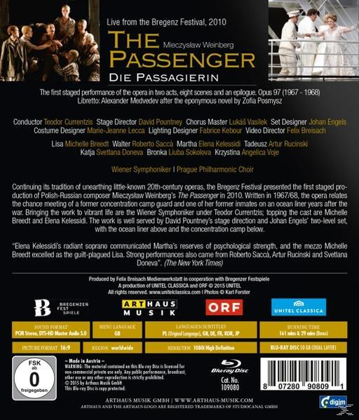 Teodor Currentzis, Wiener Symphoniker, Prague Philharmonic Choir, Roberto Sacca, Elena Kelessidi, Michelle Breedt - Die Passagierin  - (Blu-ray + CD)