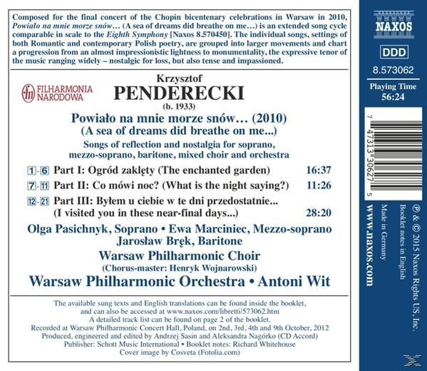 CD-Cover, weißer Hintergrund mit Text. Details zur Musik befinden sich auf der linken Seite.