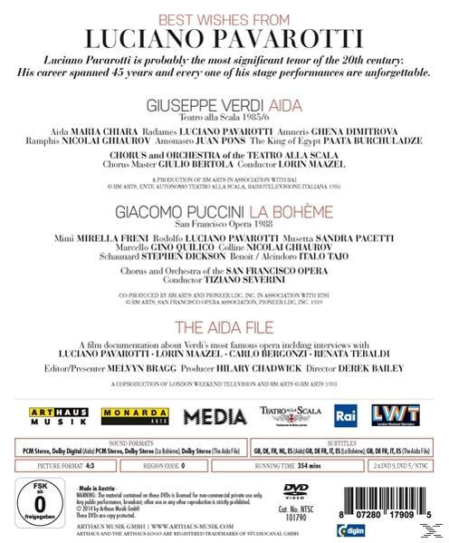 Luciano Pavarotti, VARIOUS, Chorus Wishes Opera Orchestra The And Luciano Of Alla Of Teatro Scala, - Orchestra And San Francesco Chorus Best Of Pavarotti The (DVD) 
