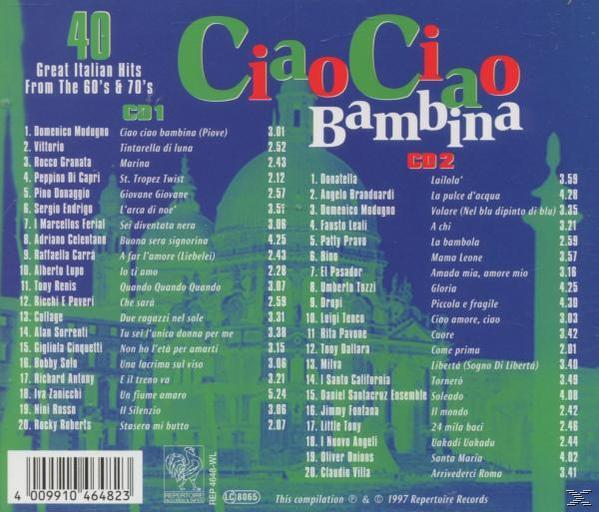 Various - Ciao Ciao Bambina - 40 Italienische Hits 60er 70er 2CD