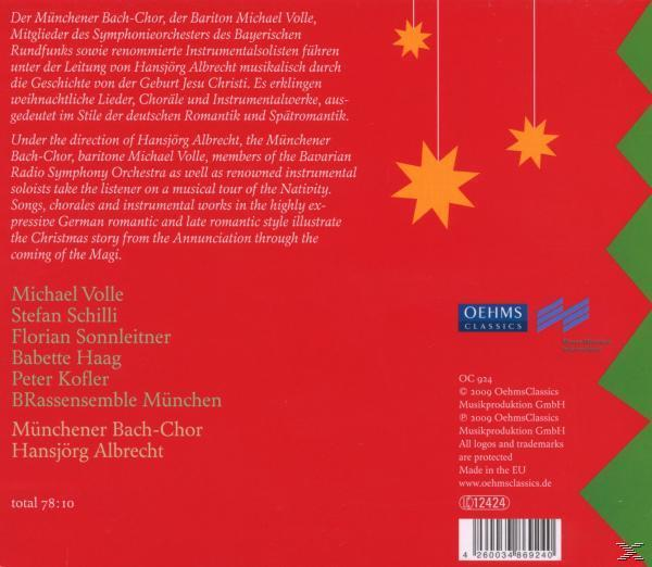 Rückseite einer CD-Hülle mit Text und Sternen, ein grüner und roter Rand.