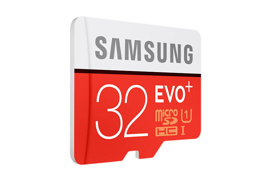 SAMSUNG EVO+, Micro-SDHC Speicherkarte, 32 GB, 80 MB/s