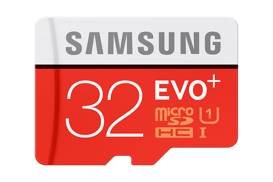 SAMSUNG EVO+, Micro-SDHC Speicherkarte, 32 GB, 80 MB/s