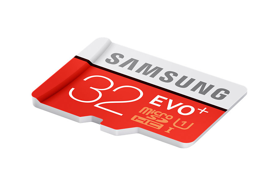 SAMSUNG EVO+, Micro-SDHC Speicherkarte, 32 GB, 80 MB/s