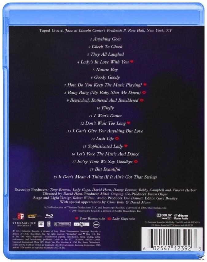 CD hátlap. A számlista a 'Anything Goes'-t, a 'Goody Goody'-t tartalmazza. Tony Bennett és Lady Gaga.