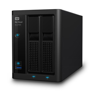 WD My Cloud™ DL2100 NAS 3,5 Zoll Anzahl Festplattenschächte: 2 Schwarz}