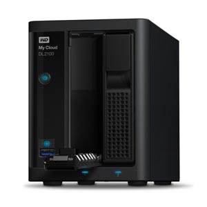 WD My Cloud™ DL2100 NAS 3,5 Zoll Anzahl Festplattenschächte: 2 Schwarz}