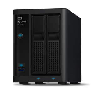WD My Cloud™ DL2100 NAS 3,5 Zoll Anzahl Festplattenschächte: 2 Schwarz}