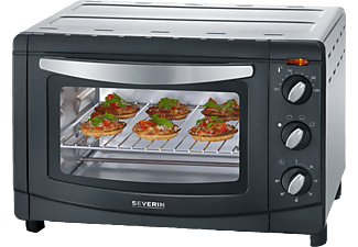 SEVERIN SEVERIN TO 2060 - Forno - 20 l - Nero/Argento - Forno di cottura e tostatura (Nero/Argento)