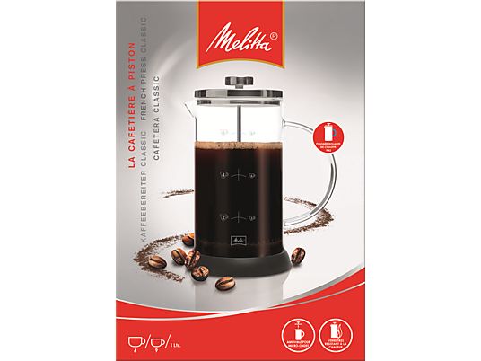 MELITTA Italiaans koffiezetapparaat (FRENCH PRESS 8 CUPS)