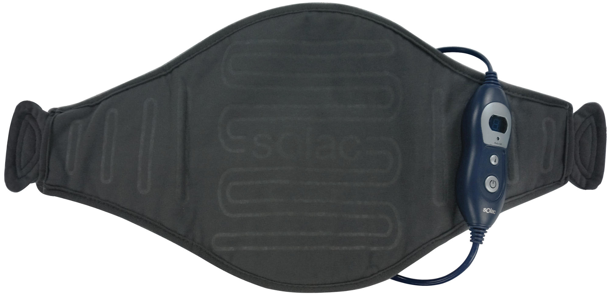 Almohadilla lumbar - Solac CT8680 Potencia 100W, Tecnología Sensfort, 6 niveles de temperatura