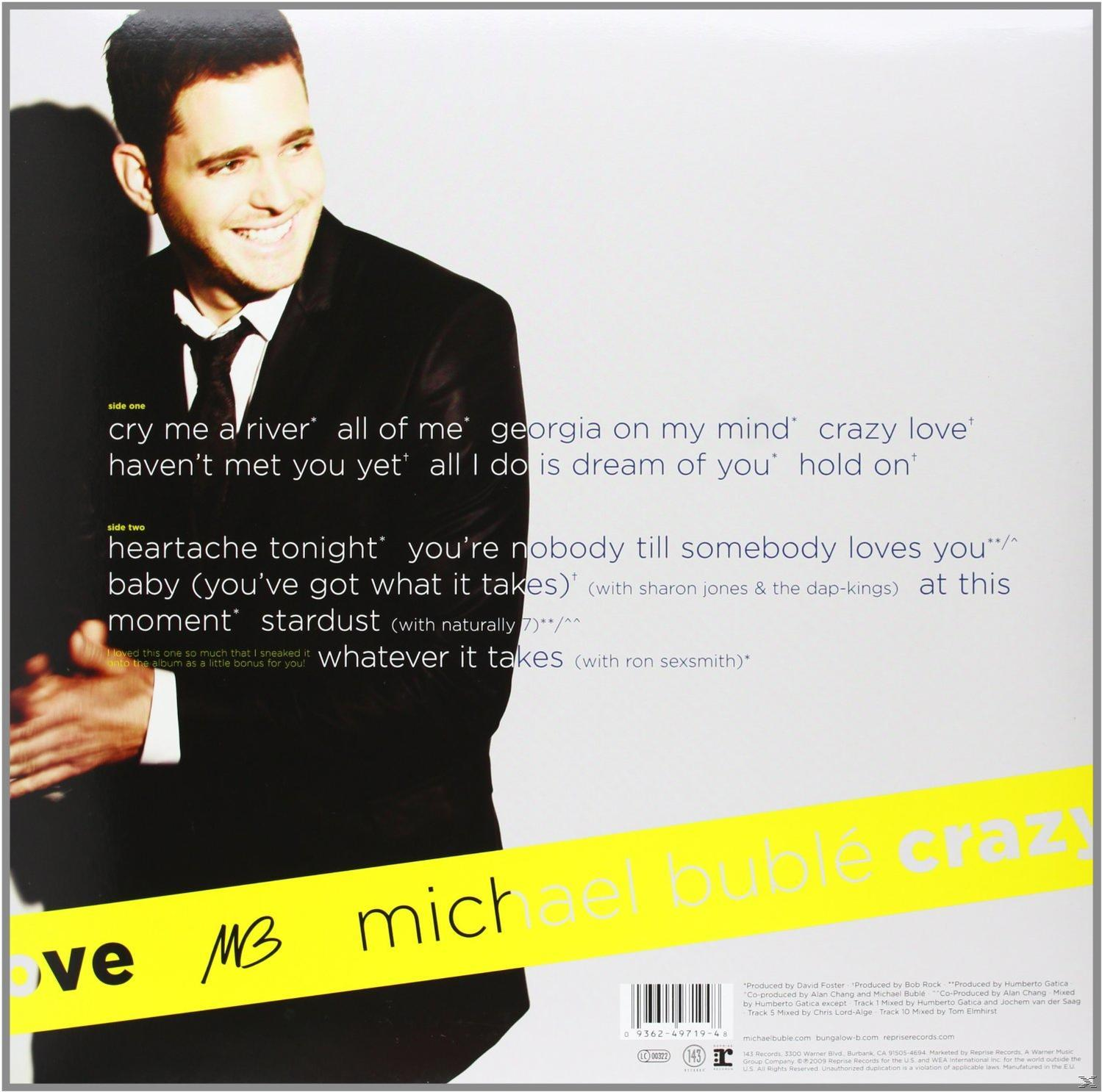 Albumcover von Michael Bublé mit Text und Titelliste auf der Rückseite.