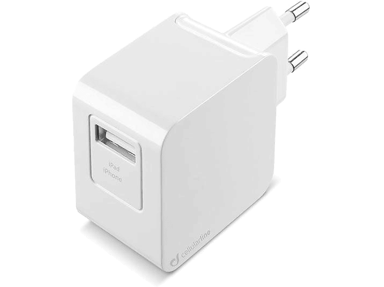 Cellularline Lightning 2A Kablo Ve Adaptör Seyahat Şarj Cihazı - 1