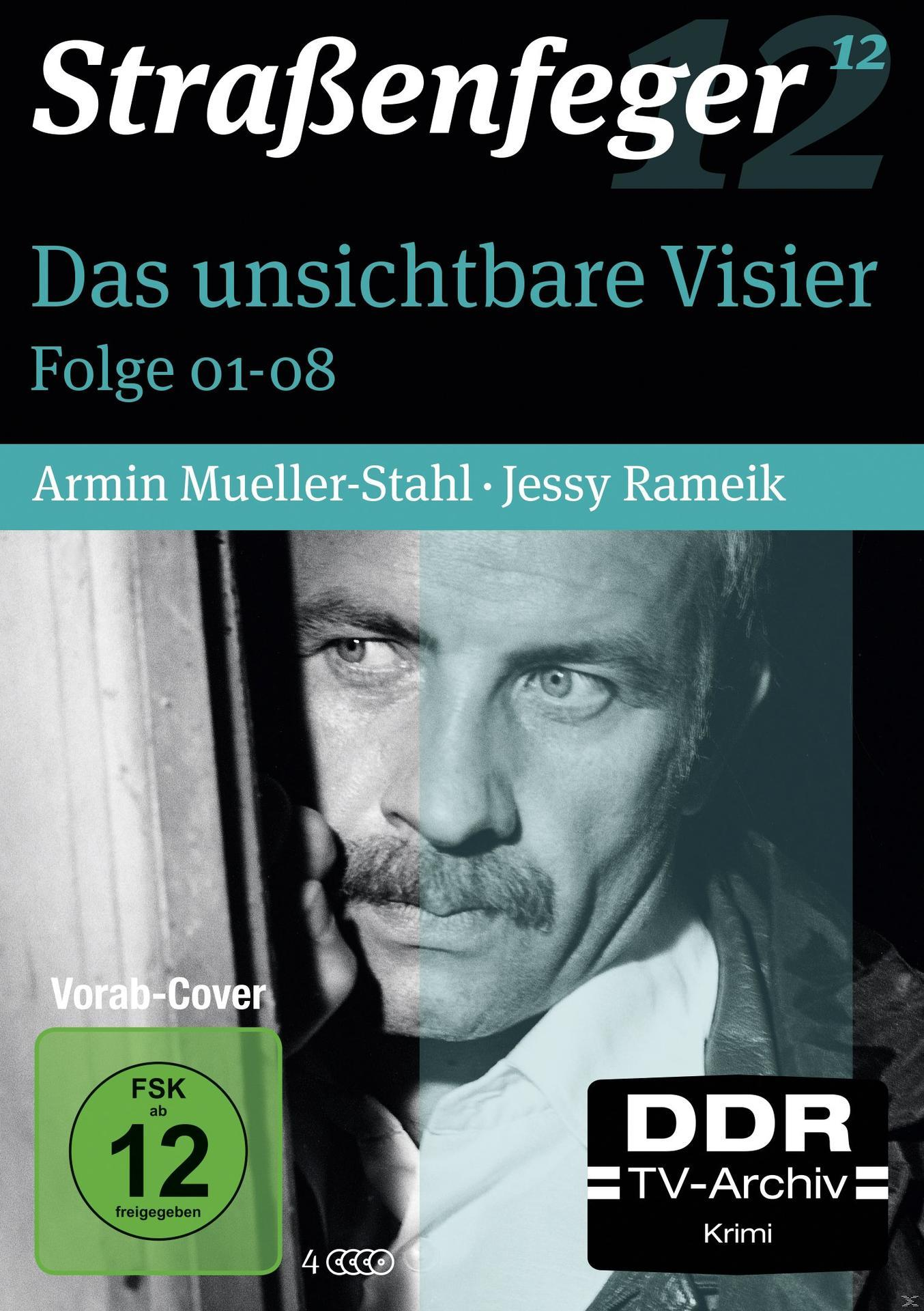DVD-Cover: Mann mit Schnurrbart, Text 'Straßenfeger', Gesicht geteilt.
