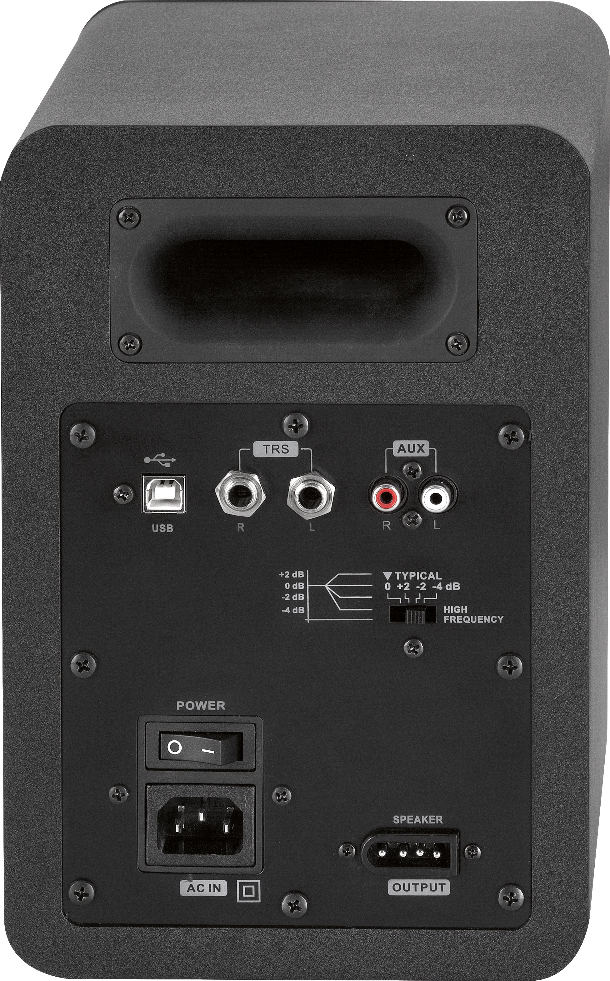 AEG BSS 4812 Lautsprechersystem, Schwarz