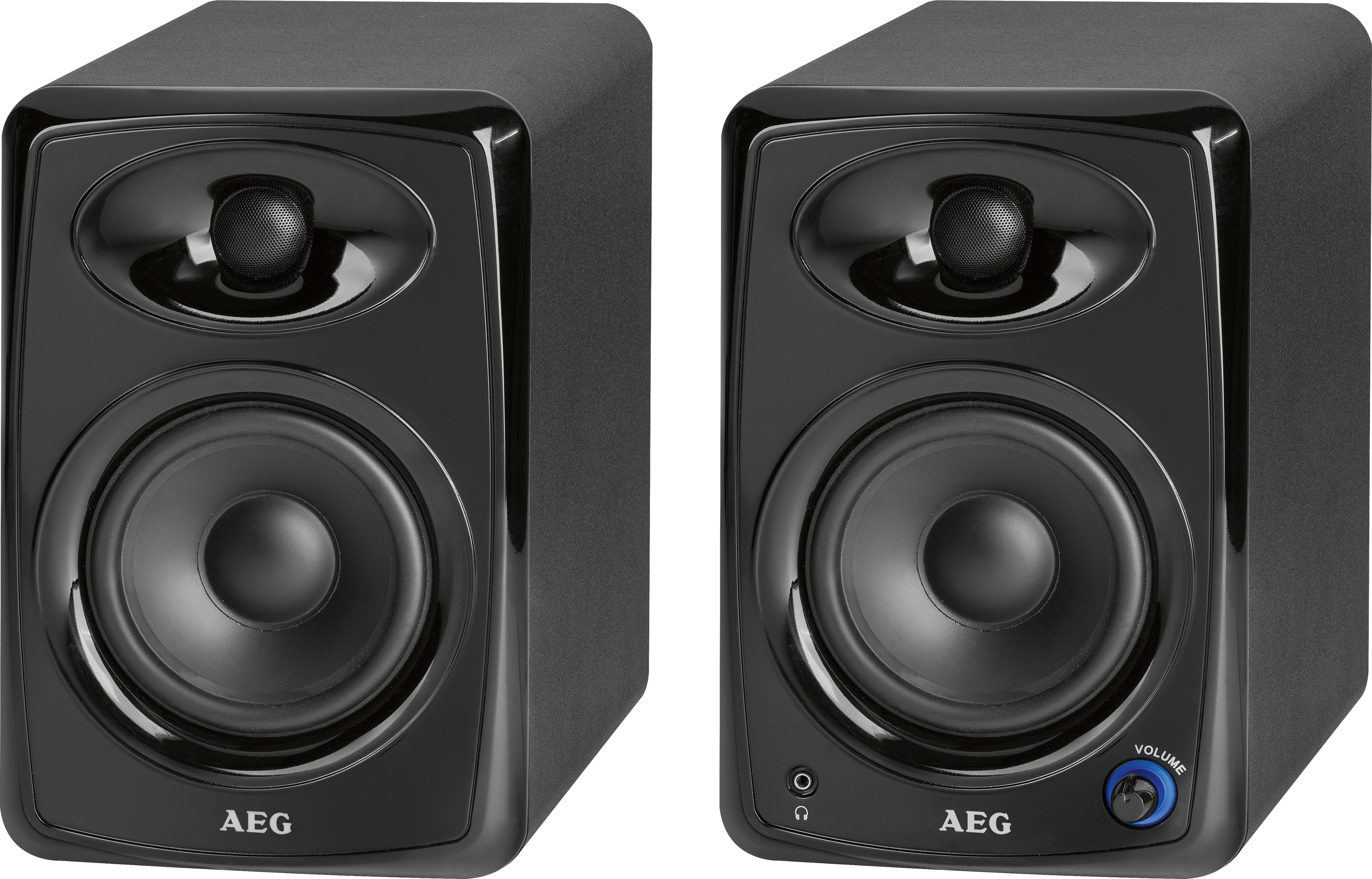 AEG BSS 4812 Lautsprechersystem, Schwarz
