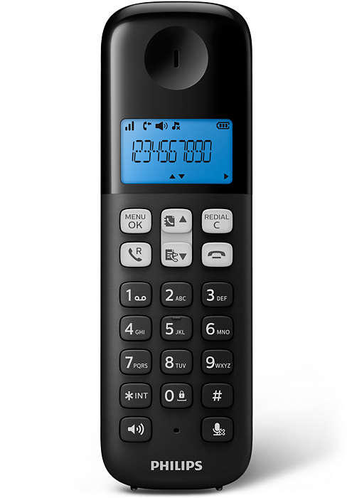 PHILIPS D1311B/38 Ahize Hoparlörlü Kablosuz Telefon