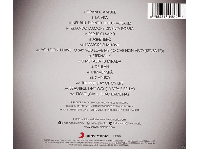 Thumbnail - Il Volo - Grande Amore (CD)