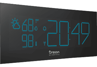 OREGON Oregon Scientific BAR292 - Stazione meteorologica - Con 7 colori di visualizzazione - Grigio - Stazione meteo wireless (Grigio)