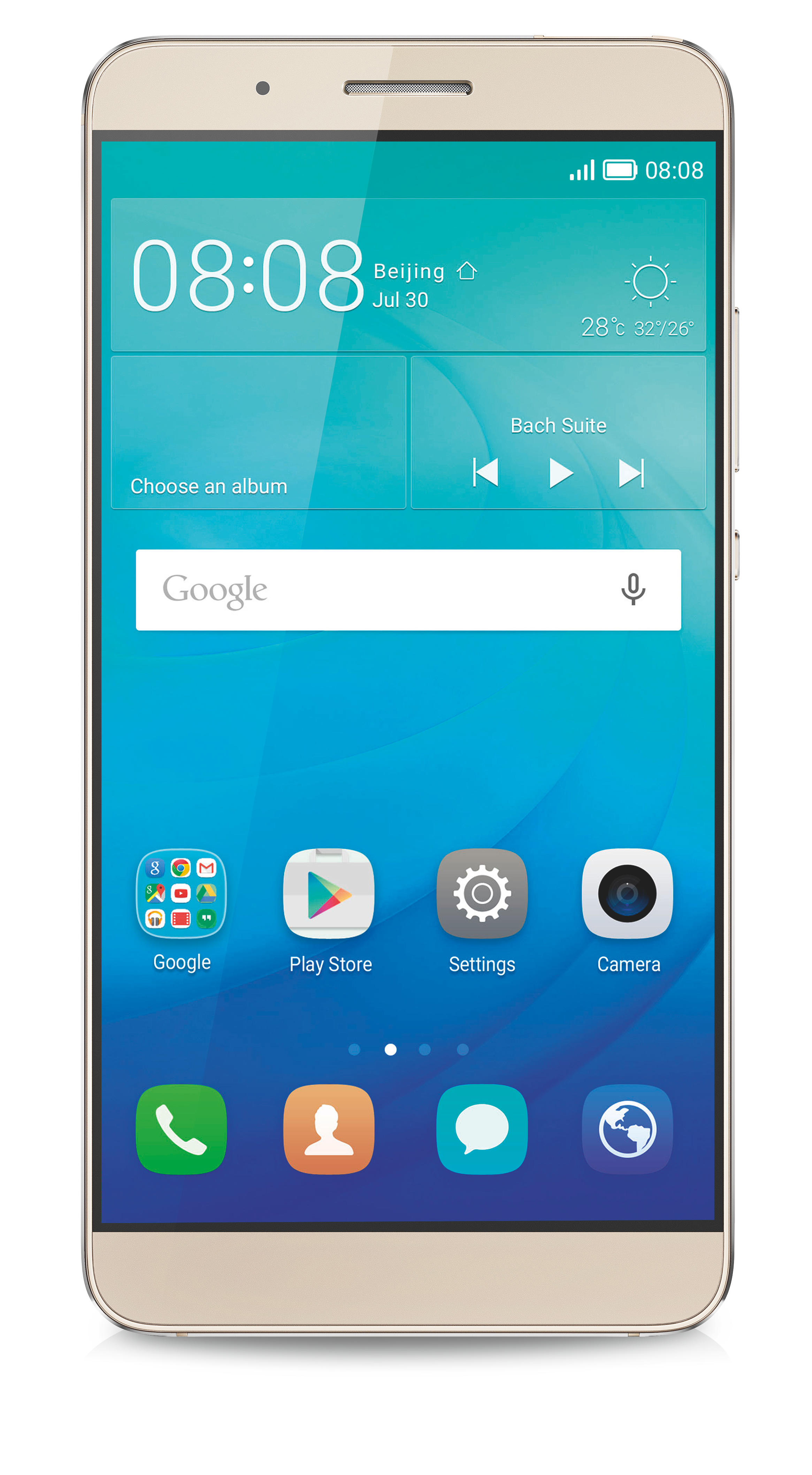 HUAWEI ShotX 16 GB Gold Dual SIM