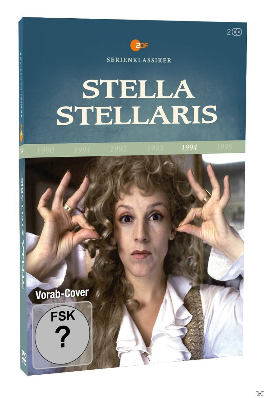 DVD-Cover mit einer Frau, die ein Gesicht macht. Es gibt Text: Stella Stellaris und ein Warnschild.